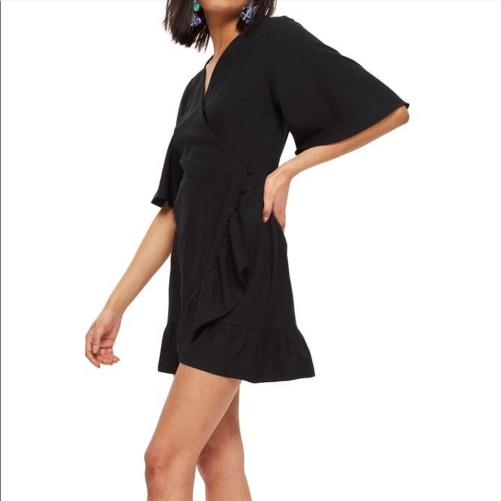 Topshop Ruffle Minidress